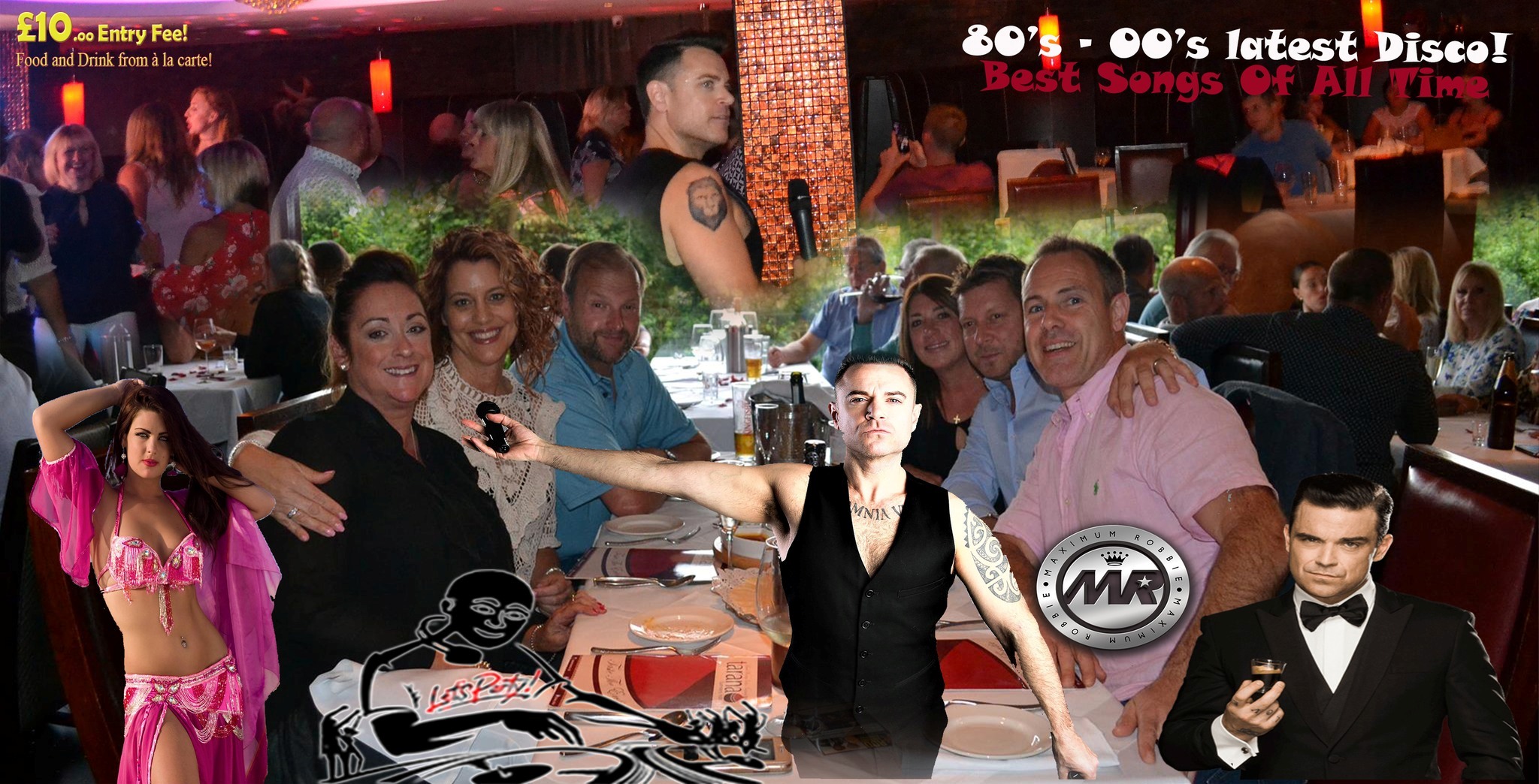 Robbie Williams Live Tribute & 80's - 00's Disco!